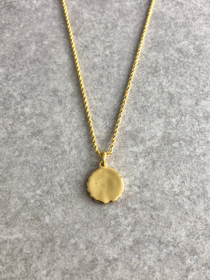 Christian Dior Logo Motif Necklace Gold Vintage 8fnc5f