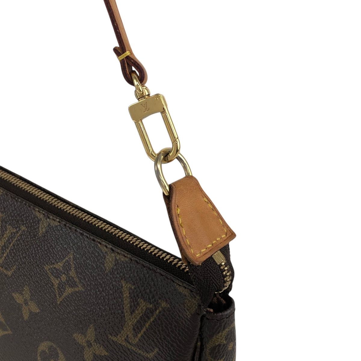 LOUIS VUITTON Monogram Shoulder bag Brown M51980 Vintage k775xf