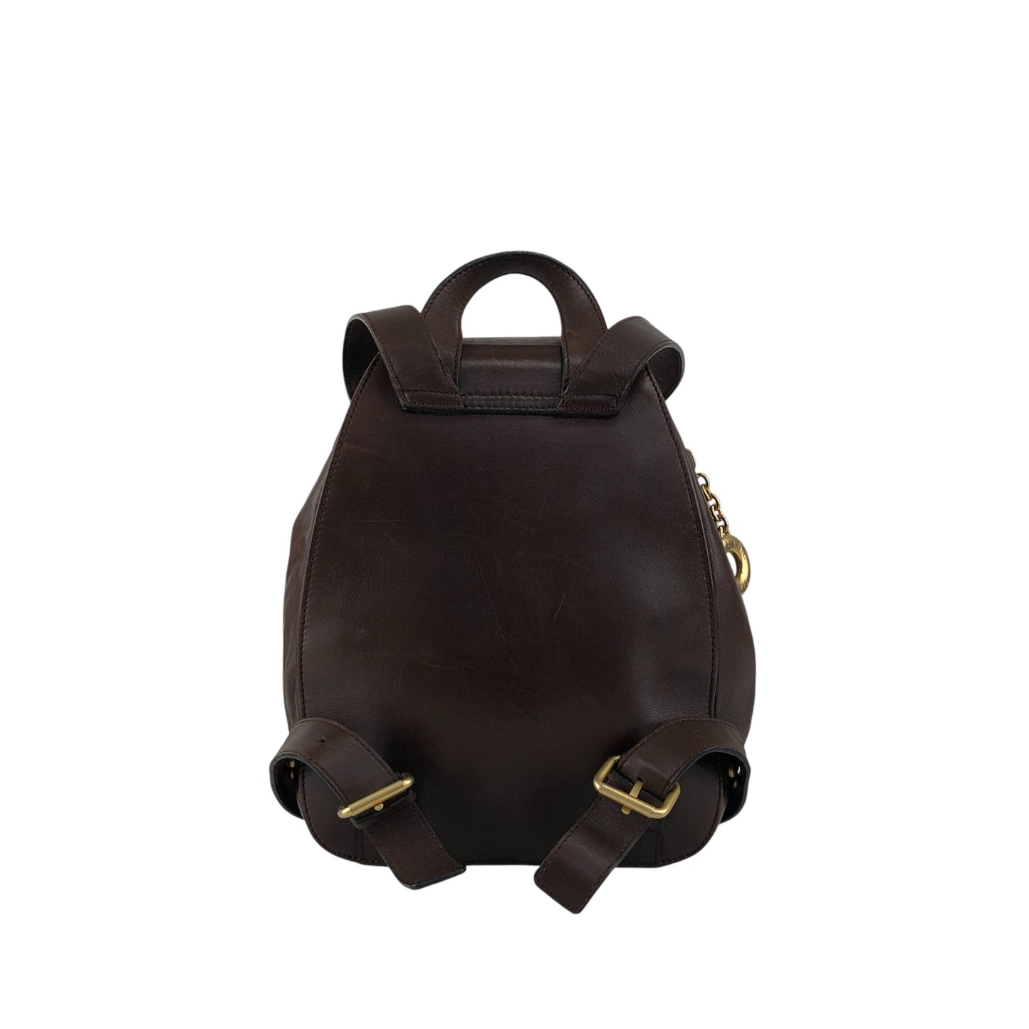 CELINE Logo Backpack Brown Vintage bw7ed4