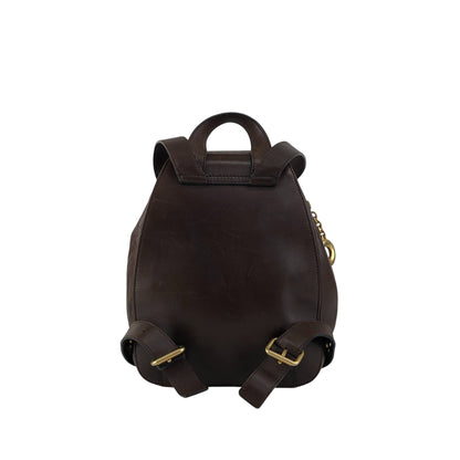 CELINE Logo Backpack Brown Vintage bw7ed4