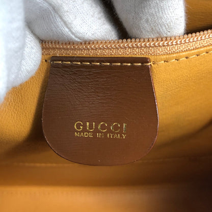 GUCCI Two-way Handbag Shoulder bag Brown Vintage icv4fg