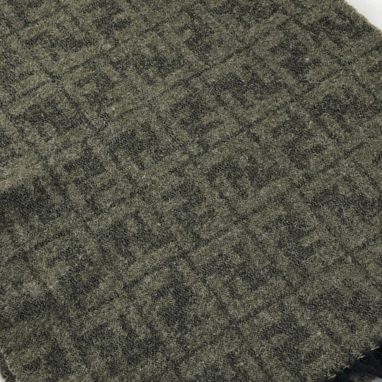 FENDI Zucca Scarf Khaki Vintage 6s46dp