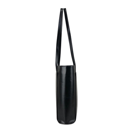 LOEWE Logo Embossed Shoulder bag Black Vintage pyktz8