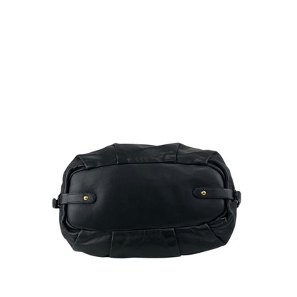 PRADA Logo Two-way Handbag Shoulder bag Black Vintage jrndes