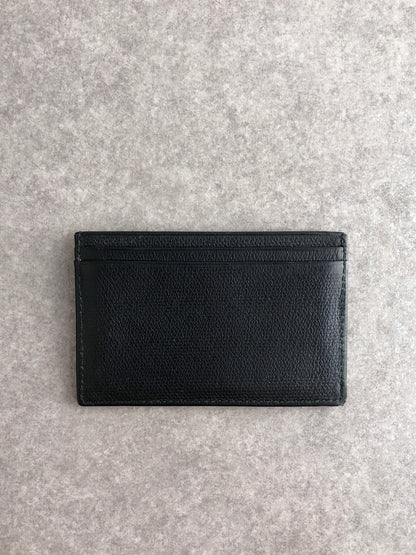 CHANEL Coco Mark Card holder Black Vintage 2wbjut