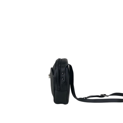 CELINE Gancini Shoulder bag Black Vintage mes4uh