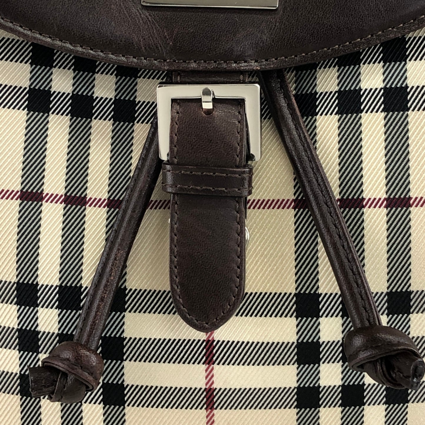 BURBERRY Nova Check Backpack Beige Vintage anxvnm
