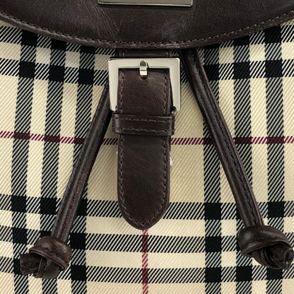 BURBERRY Nova Check Backpack Beige Vintage anxvnm