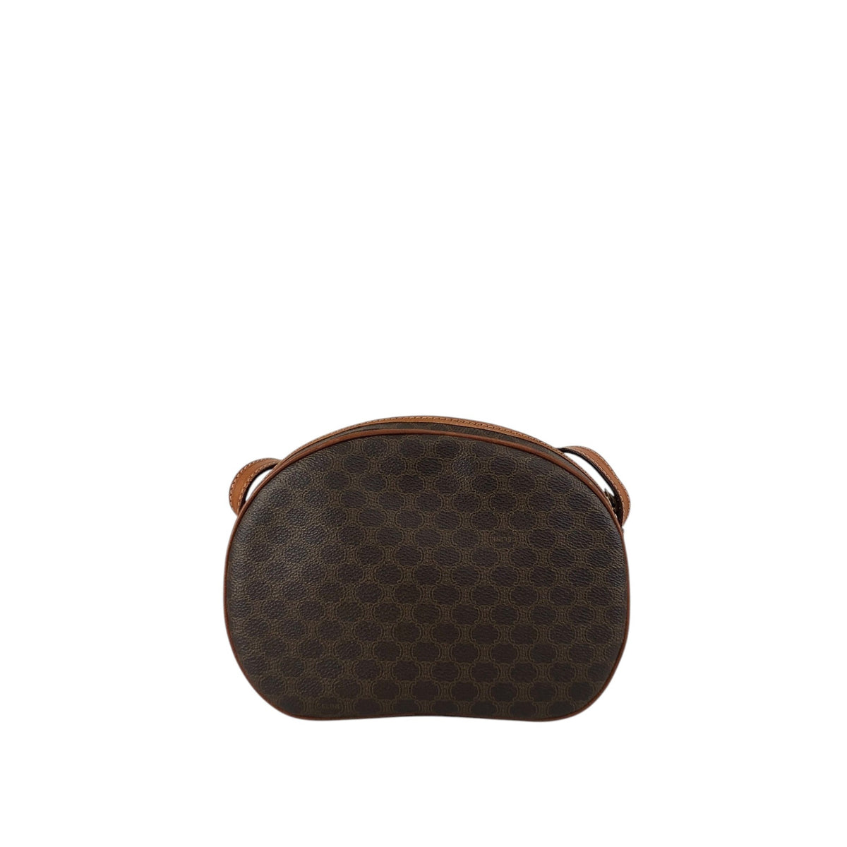 CELINE Macadam  Blason Shoulder bag Brown Vintage t4wybd