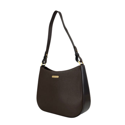 BURBERRY Logo Shoulder bag Brown Vintage 87xjxe
