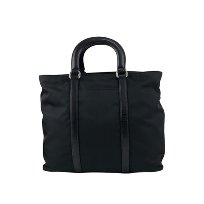 PRADA Tessuto Triangle Logo Two-way Handbag Shoulder bag Black Vintage xd7tr6