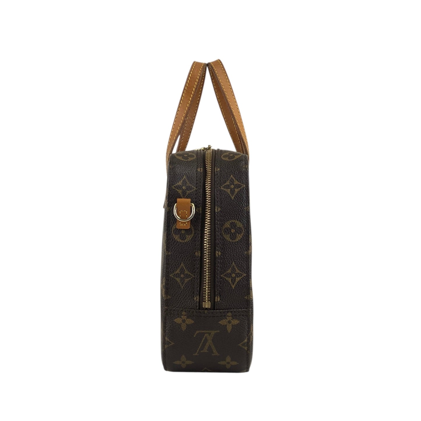 LOUIS VUITTON Monogram Two-way Handbag Shoulder bag Brown Vintage uvzzvg