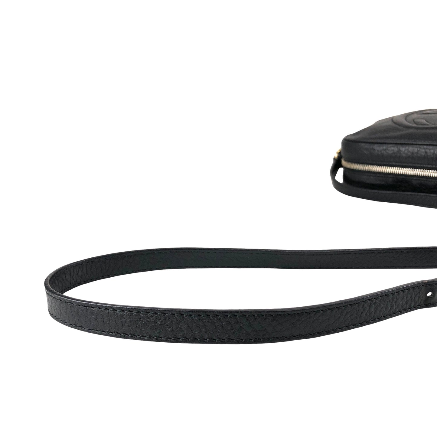 GUCCI Interlocking Tassel Crossbody Shoulder bag Black Vintage svpa7z