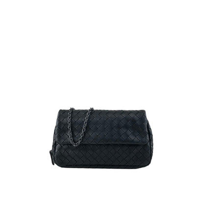 Bottega Veneta Intrecciato Shoulder bag Black Vintage 37ps5x