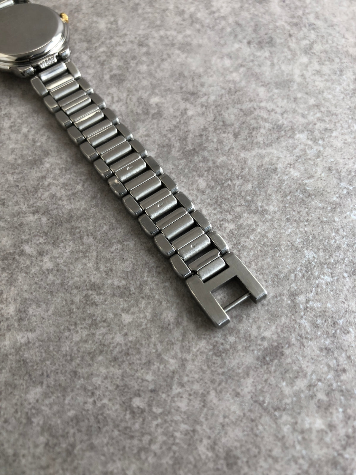 Yves Saint Laurent Quartz Watch Silver 5930-F91474 Vintage jwpxz8