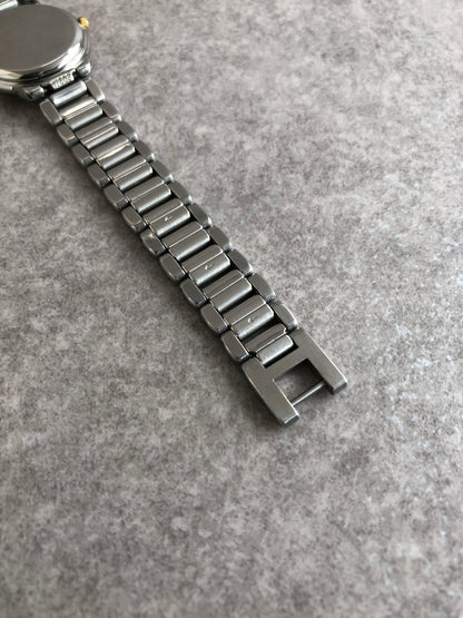 Yves Saint Laurent Quartz Watch Silver 5930-F91474 Vintage jwpxz8