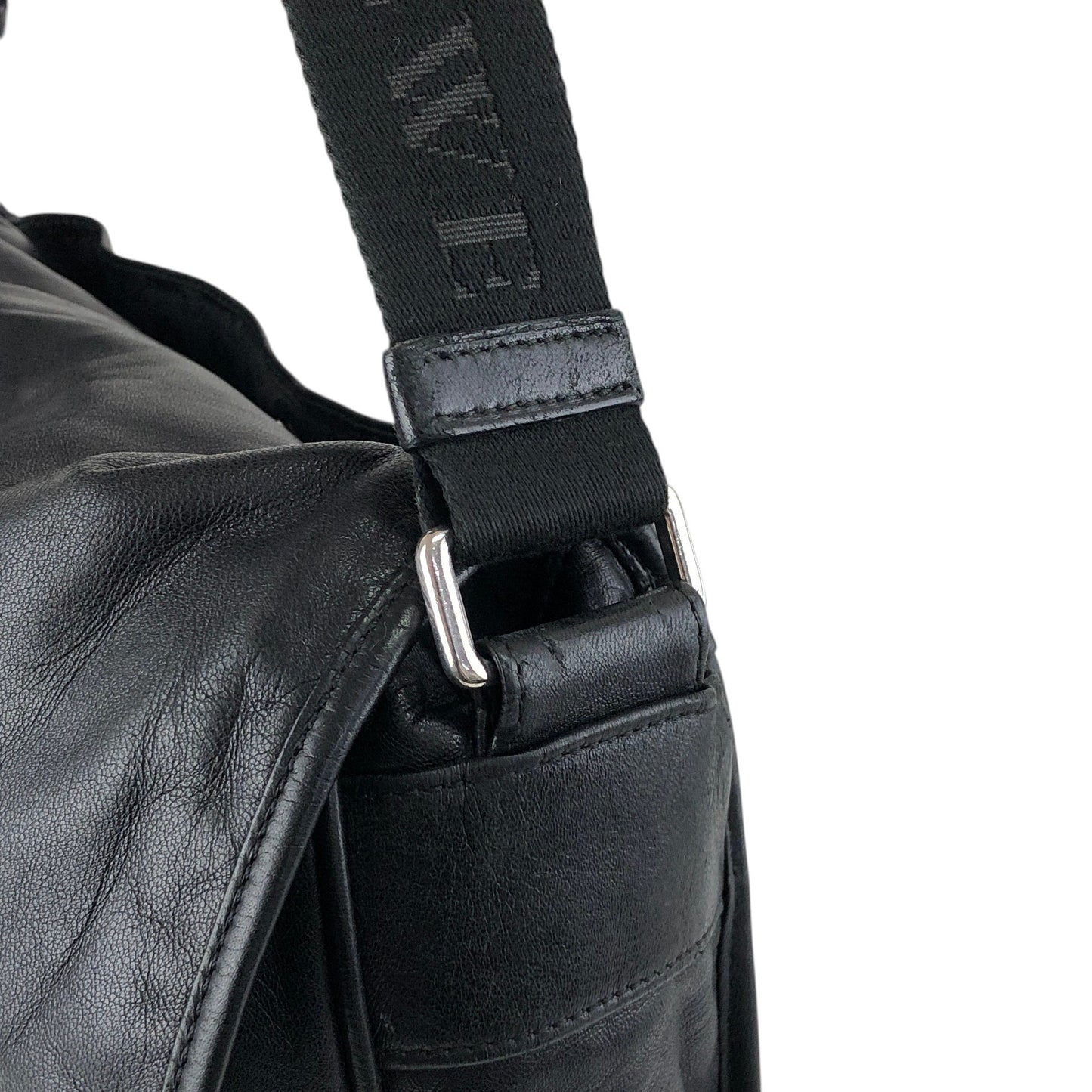 LOEWE Anagram Shoulder bag Black Vintage stpht7