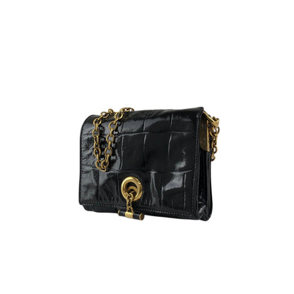 Yves Saint Laurent Chain Shoulder bag Black Vintage rncjip