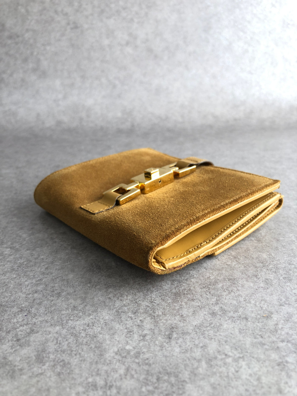 GUCCI Jackie Folded Wallet Brown Vintage izy4bh