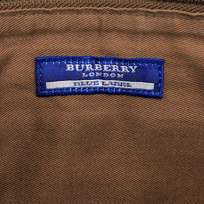 BURBERRY Nova Check Two-way Handbag Shoulder bag Beige Vintage 2zcrez
