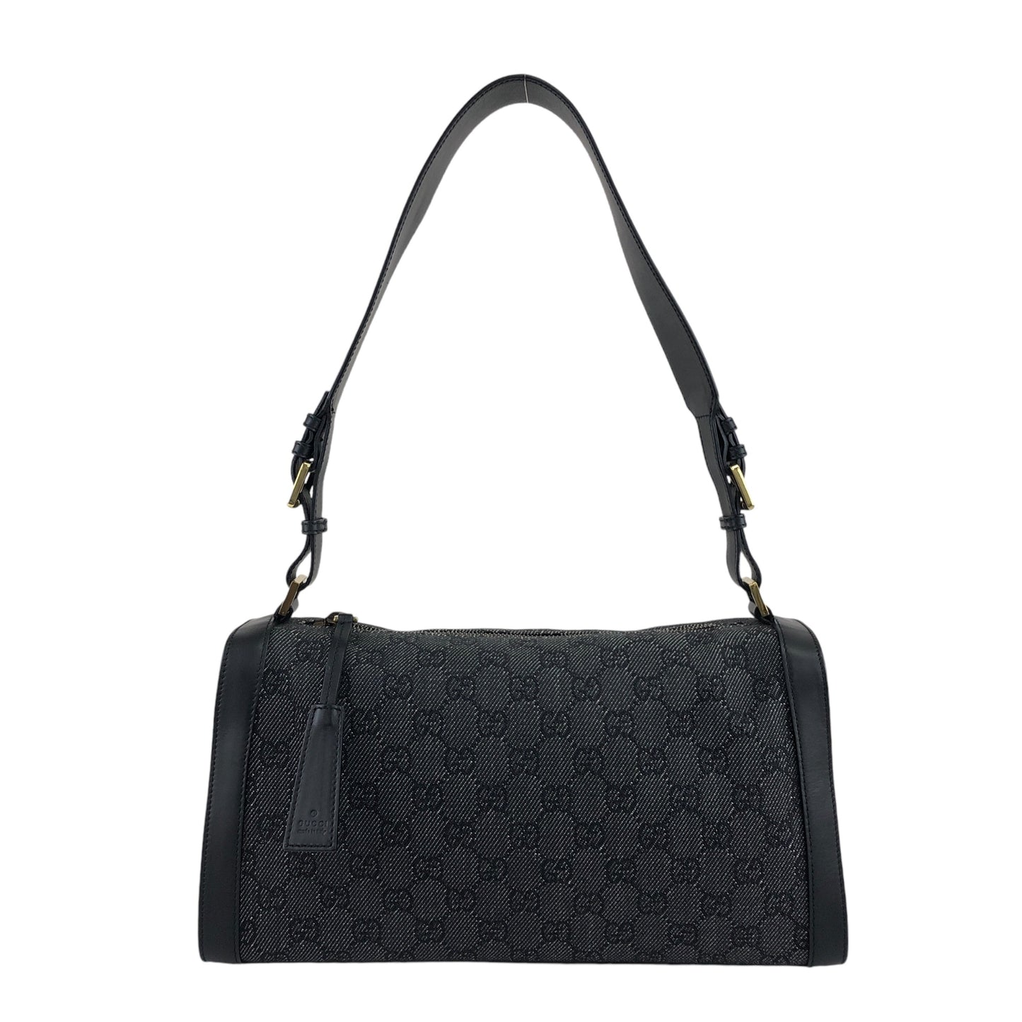 GUCCI GG Canvas Shoulder bag Black Vintage bmvpb5