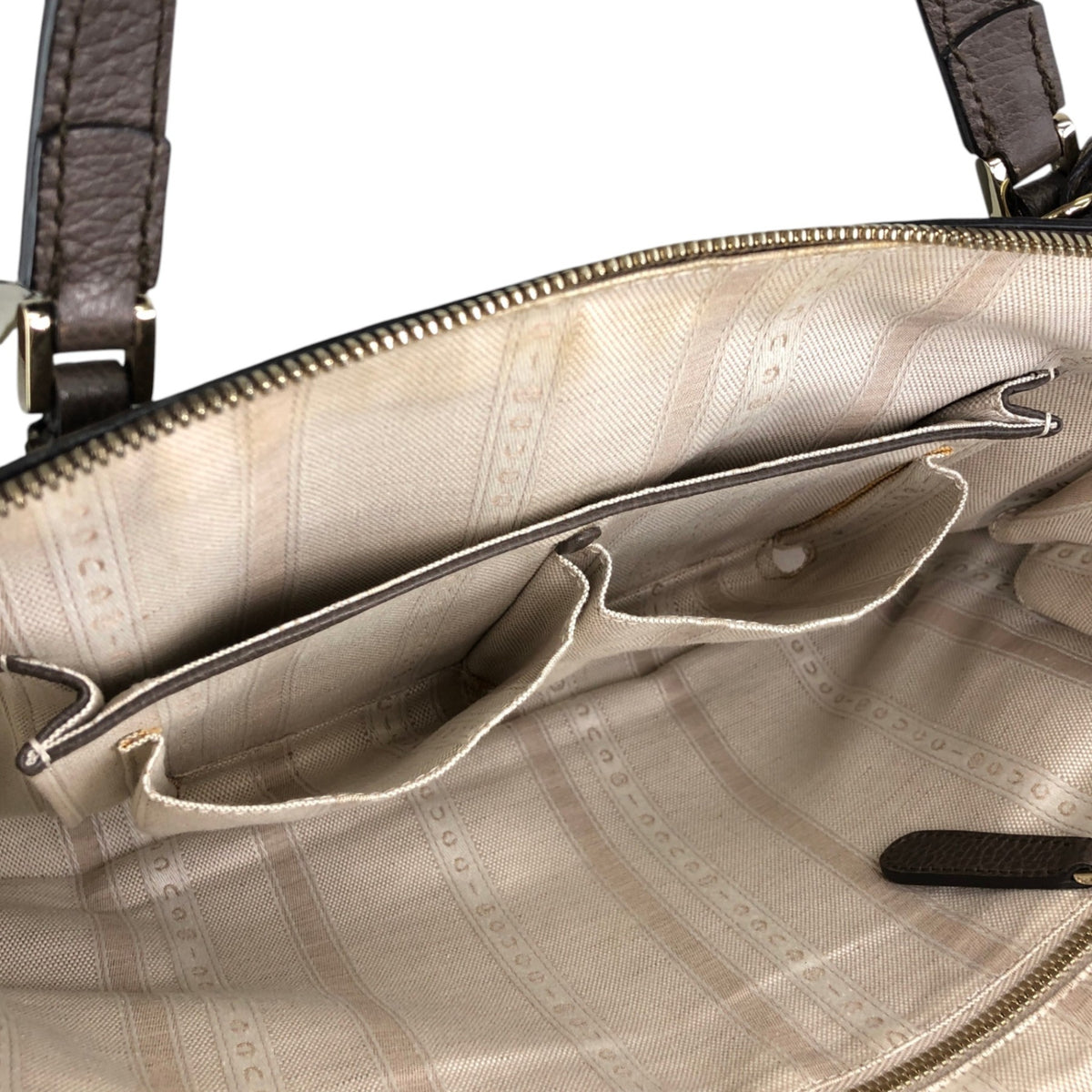 GUCCI Interlocking Two-way Handbag Shoulder bag Brown Vintage 8v35mj