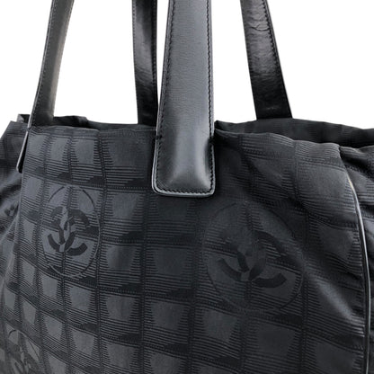 CHANEL New Travel Line Totebag Black Vintage vgc5rp