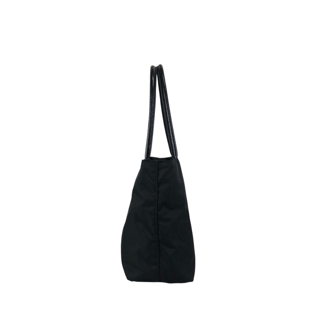 PRADA Tessuto Triangle Logo Totebag Black Vintage 3j825h