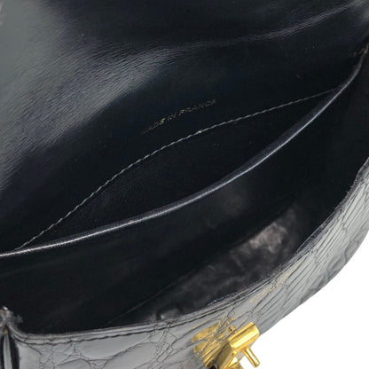 CELINE Triomphe Shoulder bag Black Vintage vtsptj