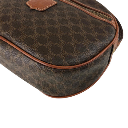 CELINE Macadam  Blason Shoulder bag Brown Vintage t4wybd