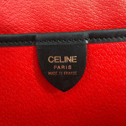 CELINE Toggle Clasp Shoulder bag Totebag Black Vintage hvdkxg