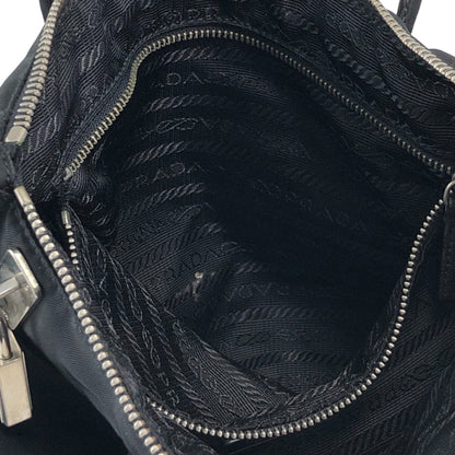 PRADA Tessuto Triangle Logo Totebag Black Vintage a6ap6j