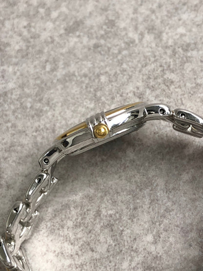 Yves Saint Laurent YSL Logo Watch Gold Vintage znz68y