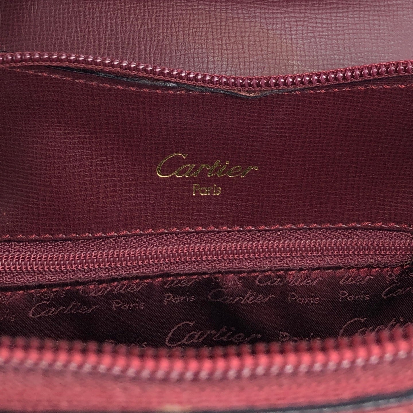 Cartier Turn Lock Backpack Bordeaux Vintage zi2dg4