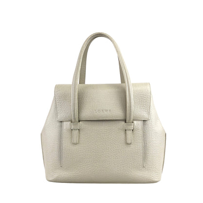 LOEWE Logo Handbag White Vintage gch7b5