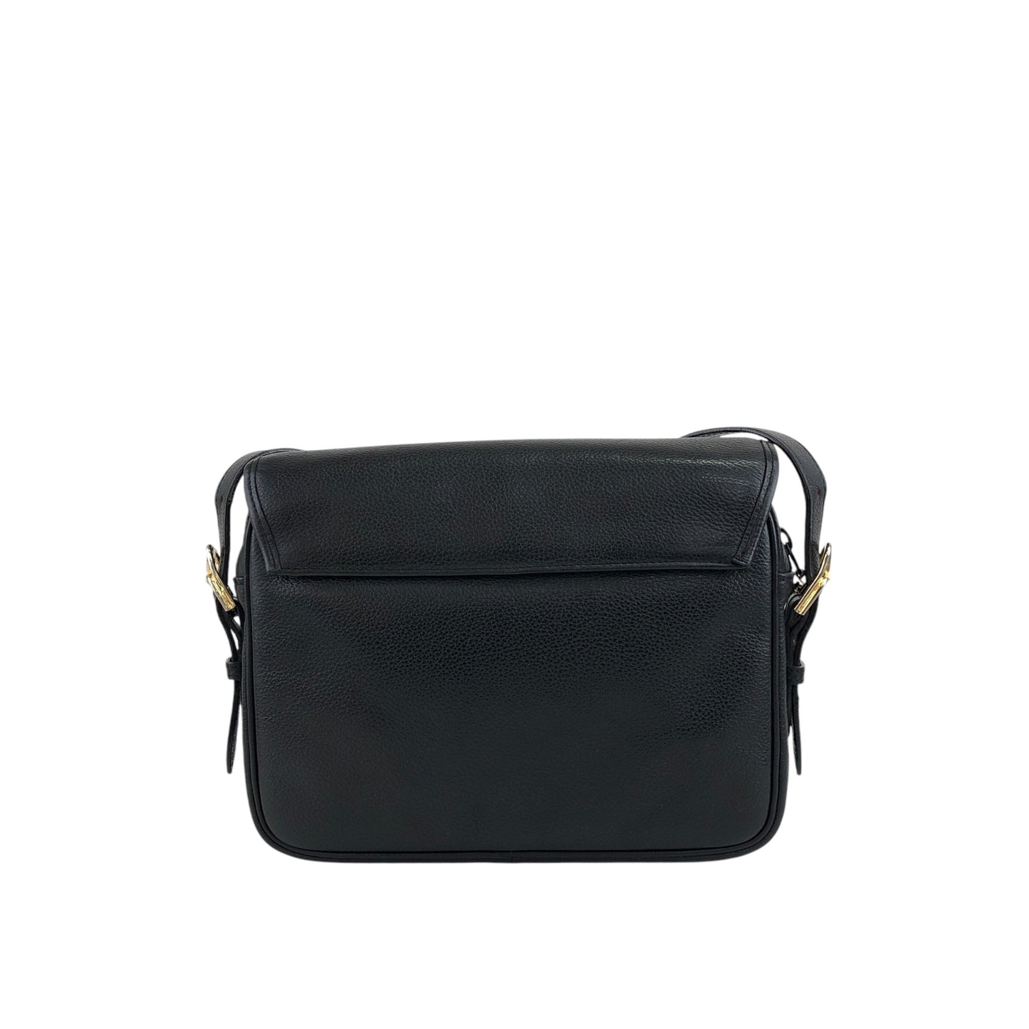 Yves Saint Laurent YSL Logo Shoulder bag Black Vintage 2c23th