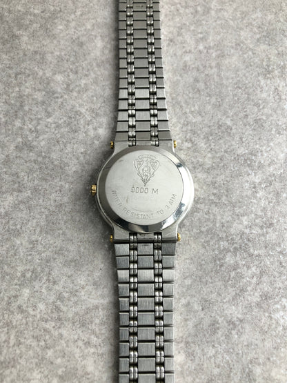 GUCCI Watch Silver×Gold 9000M Vintage xs8zww