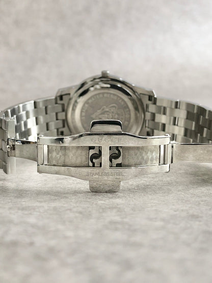 GUCCI Watch Silver 5500M Vintage 23ex72