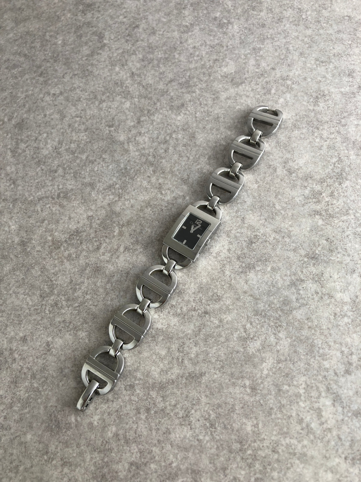 Christian Dior Quartz Watch Silver D78-109 Vintage esyj68