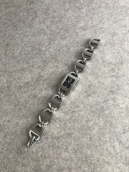 Christian Dior Quartz Watch Silver D78-109 Vintage esyj68