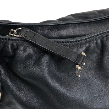 LOEWE Anagram Shoulder bag Black Vintage u7nfzt