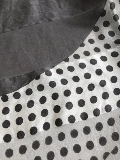 Christian Dior Scarf Silk Gray Vintage y8i6vb