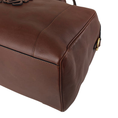 LOEWE Anagram Two-way Boston bag Shoulder bag Brown Vintage c288vn
