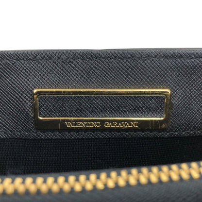 VALENTINO GARAVANI Logo Handbag Black Vintage exeyzp