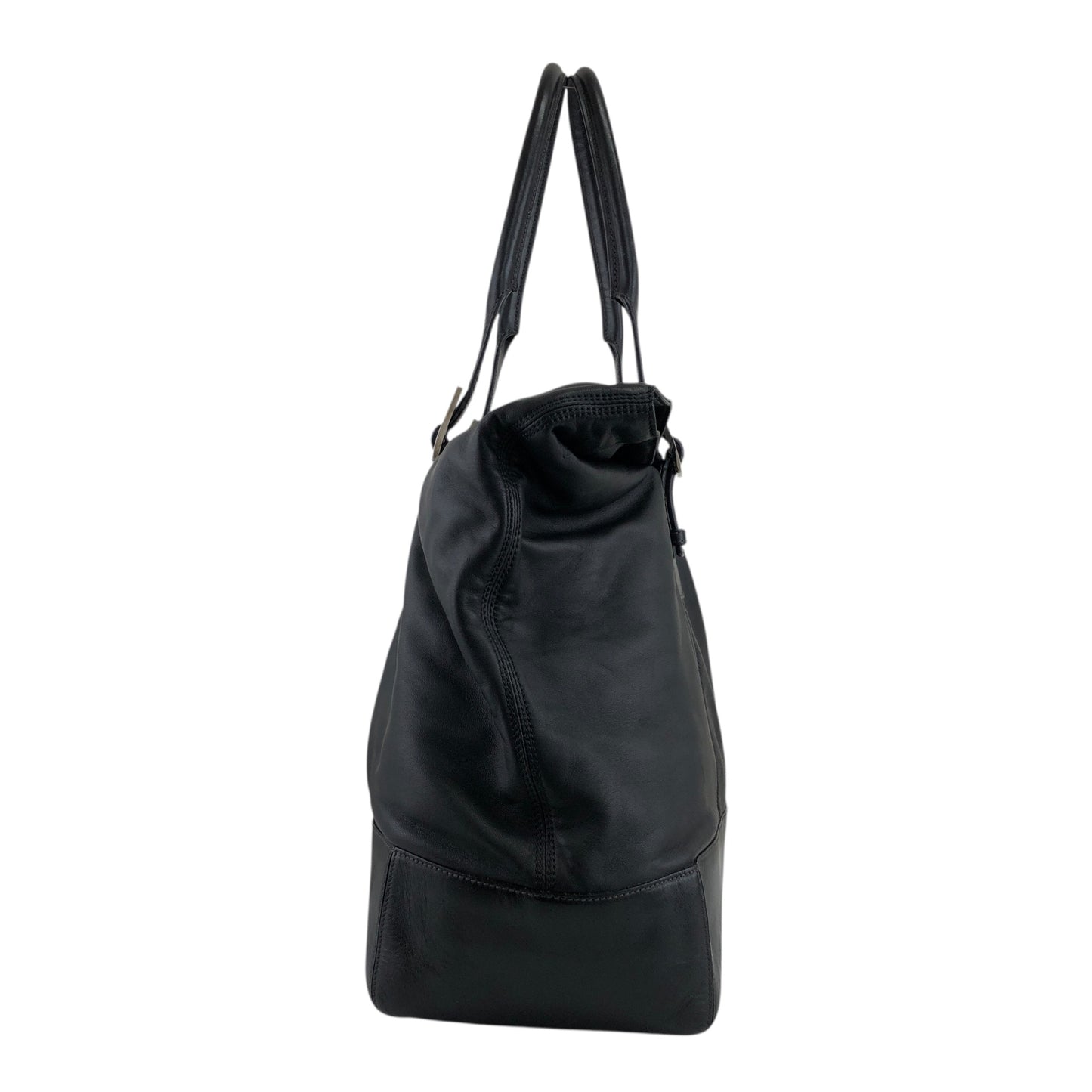 LOEWE Logo Handbag Black Vintage cs6yj7