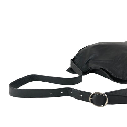 LOEWE Anagram Drawstring Shoulder bag Black Vintage zbxjy7
