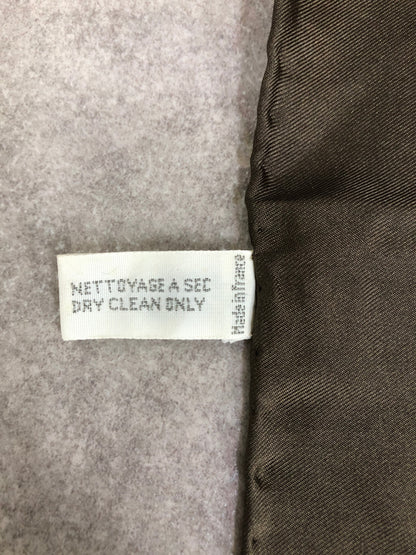 Christian Dior Trotter Silk100% Scarf Brown Vintage 3y2n2t