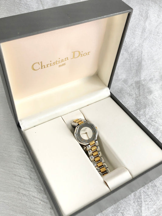 Christian Dior Quartz Watch Silver D48-203-1 Vintage 2ezrzr
