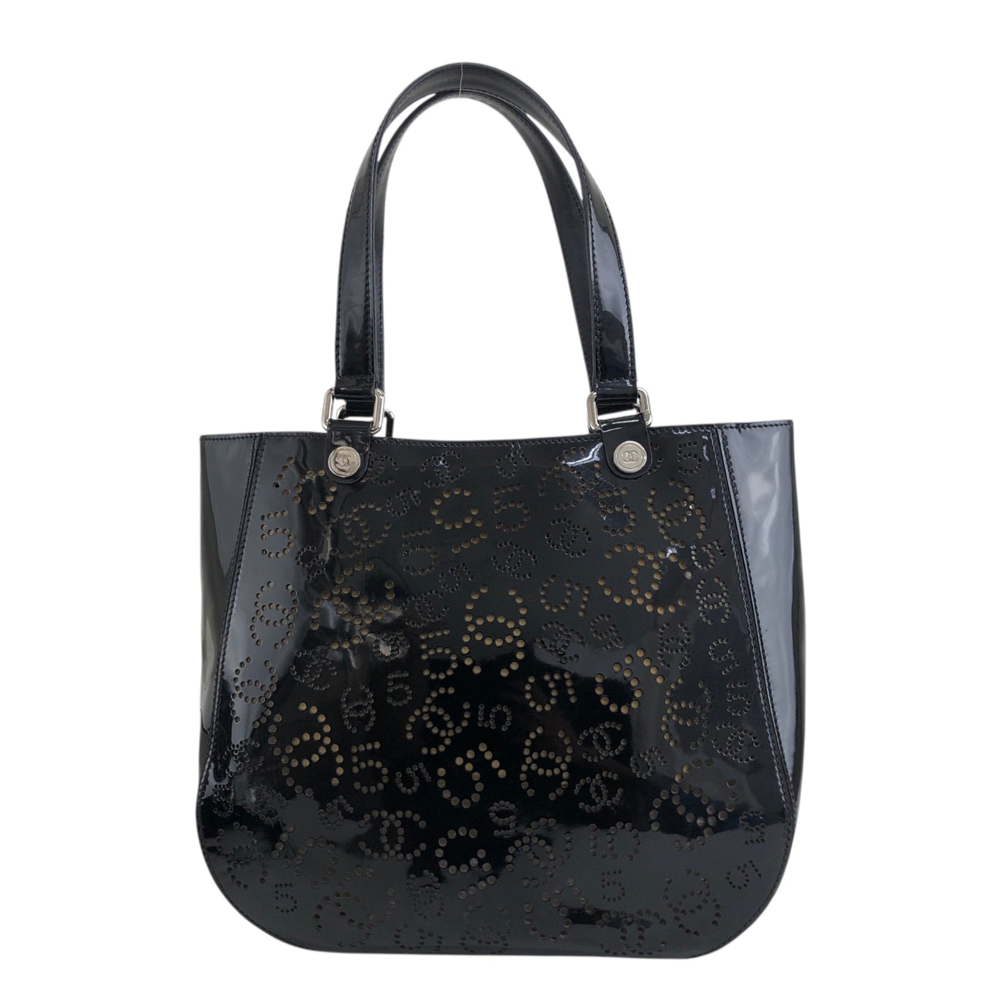 CHANEL Coco Mark Totebag Black Vintage xpyt38
