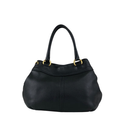 PRADA Logo Two-way Handbag Shoulder bag Black Vintage g864hh